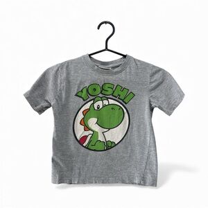4/20🥳 Nintendo Gray Yoshi Kids T-Shirt